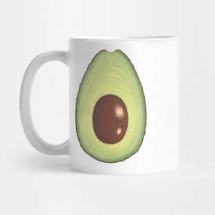 Avocado Fruit Health Food T Shirt Print Kitchen Art Mug